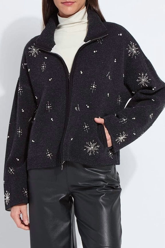 Scottie Embellished Knit Jacket 3766
