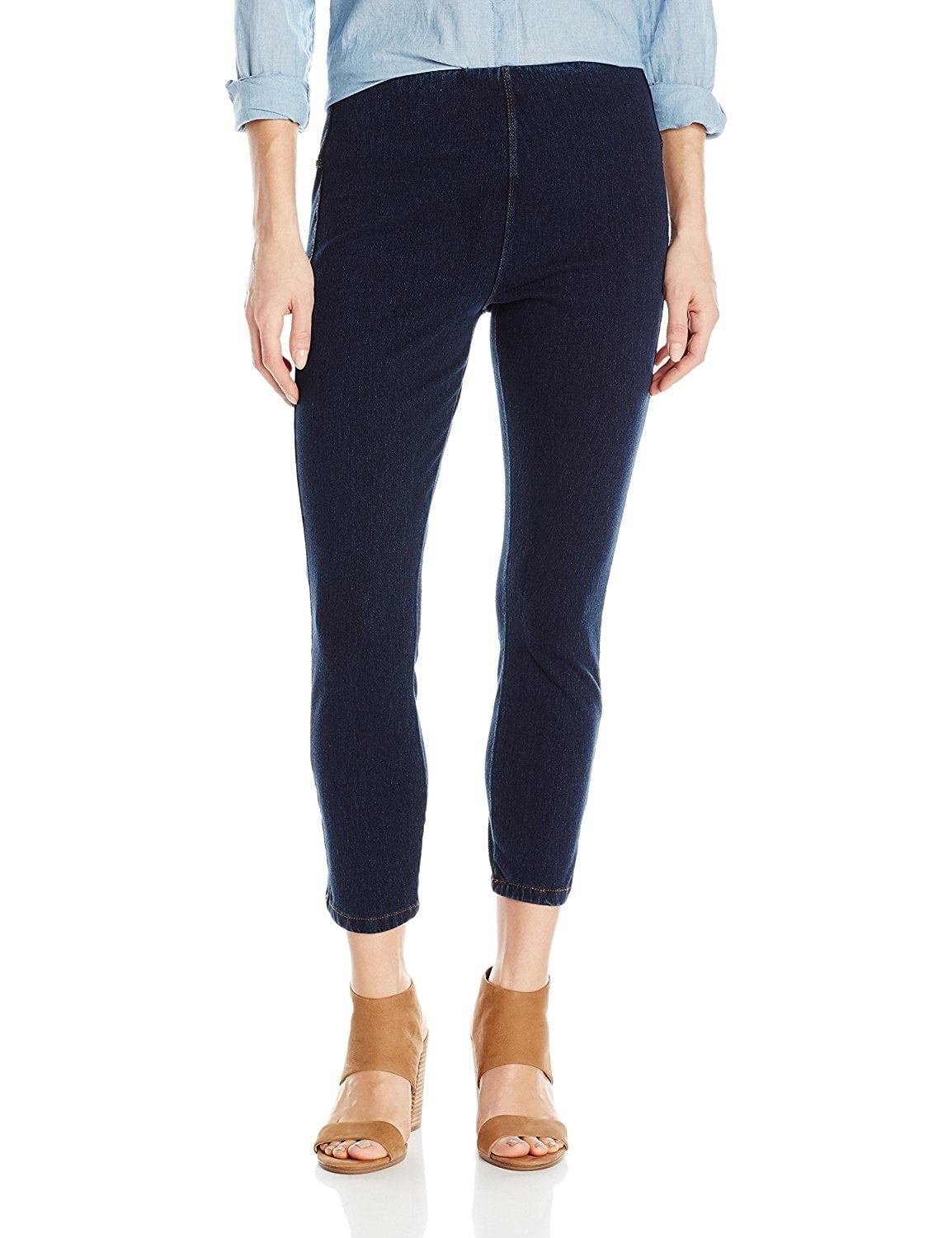 Lysse toothpick denim crop 2025