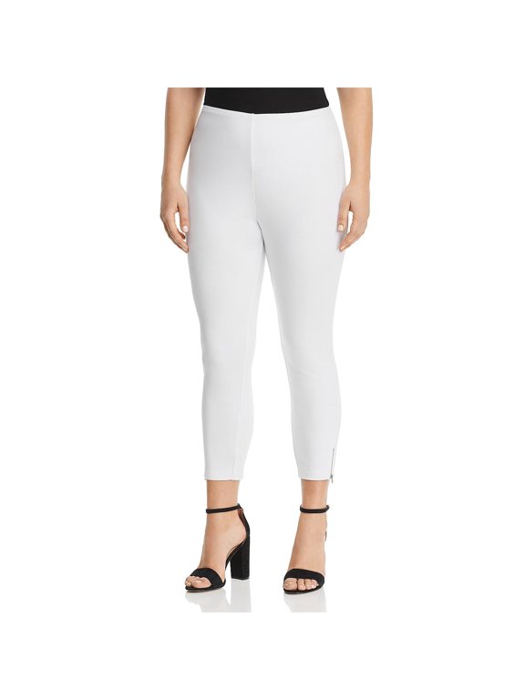 Womens High Rise Split Hem Crop Leggings