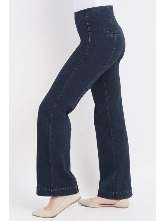 Womens Medium Control Denim Trouser Pants Style-1420