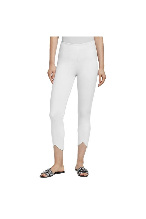 Womens Medium Control Lynette Scallop Denim Leggings Style-2478