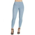 thumbnail image 1 of Lysse Womens Medium Control Toothpick Denim Leggings Style-1552, 1 of 42