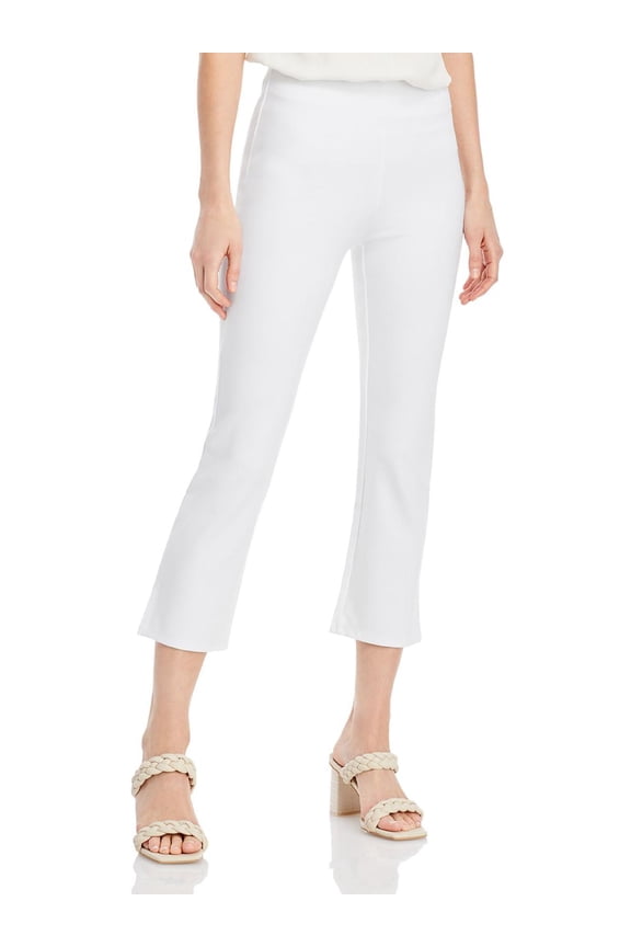 Womens Stretch Cropped Flared Pants