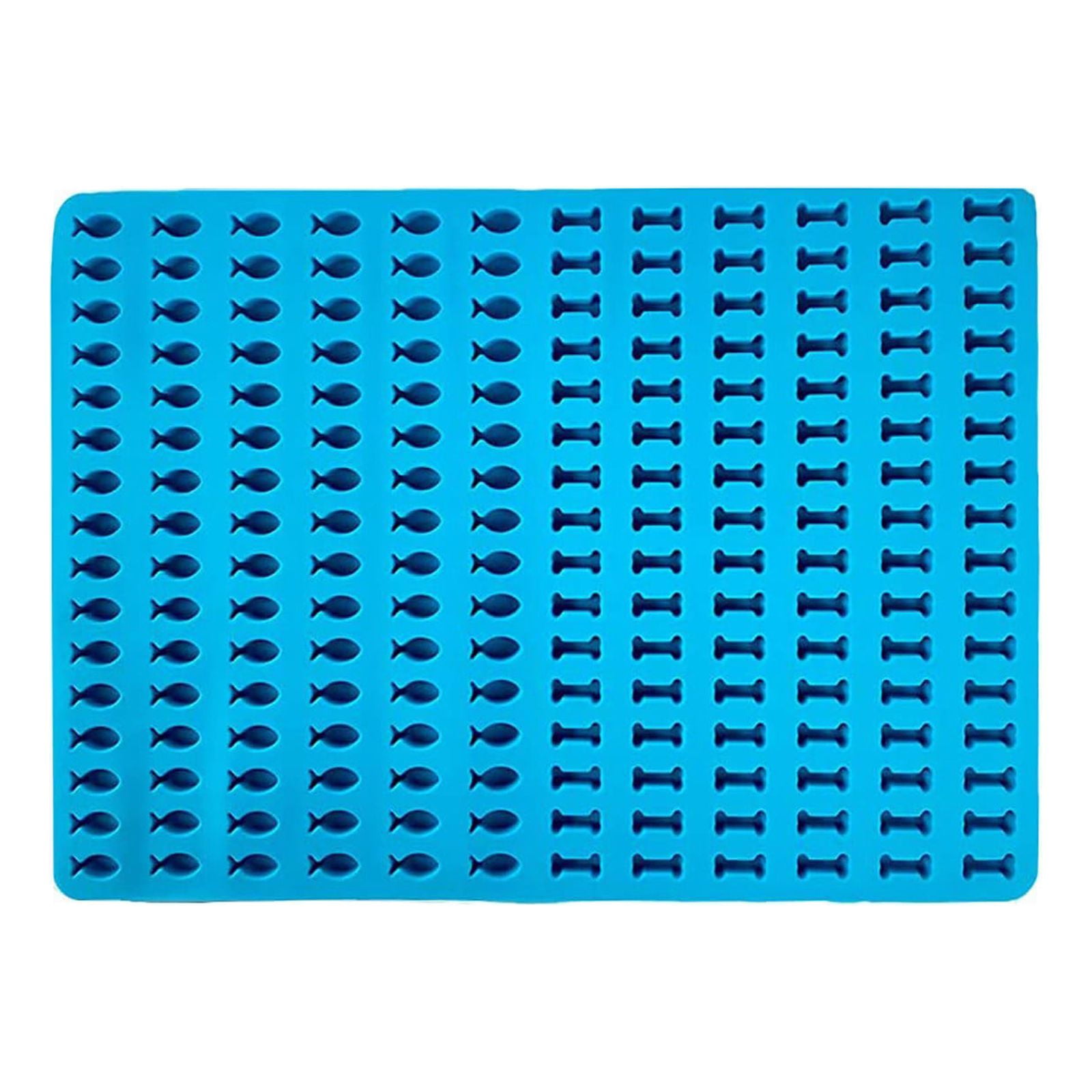 Lystmrge,Foil Pans Small,MultiPurpose Silicone Mat Fish Shapes Mat