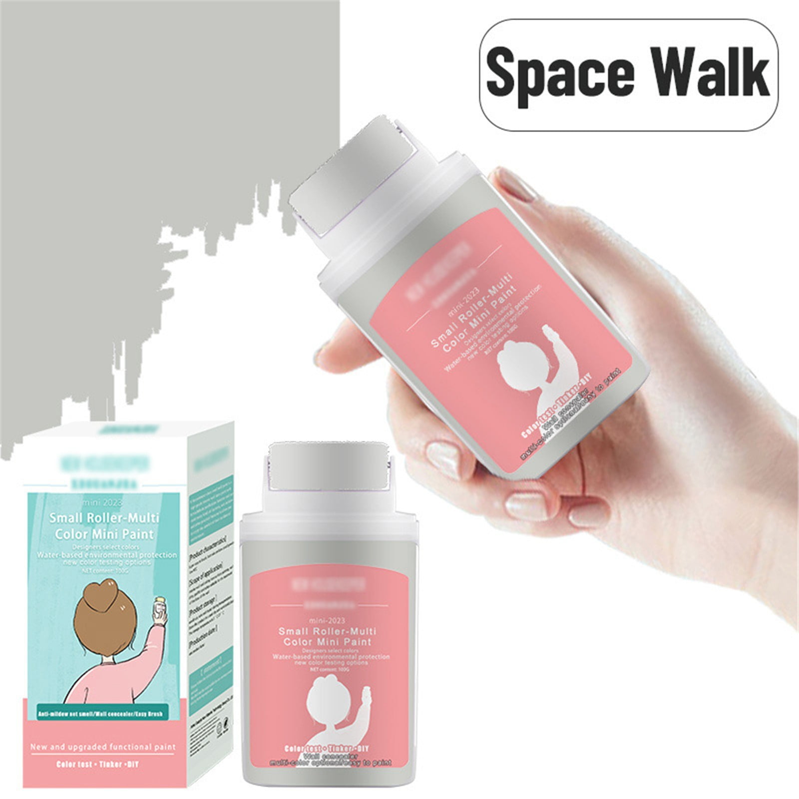 Lystmrge Grout Sealer For Floor Tile Small Roller Wall Patching Brush Wall Paste Roller Tool Diy ...