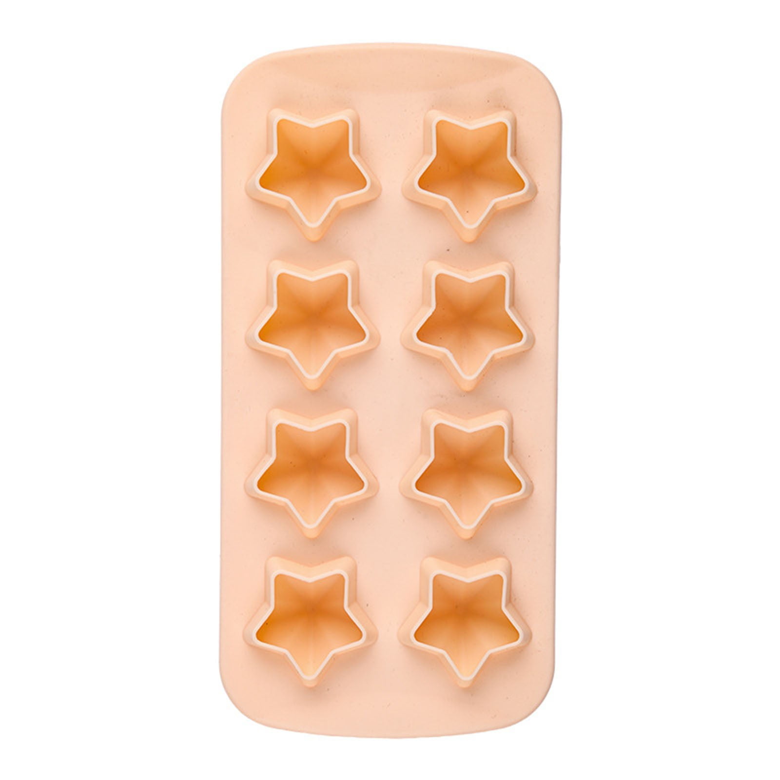 Lystmrge Ice Cubes Chilling Stones Diy Bakeware Silicone Star Shaped