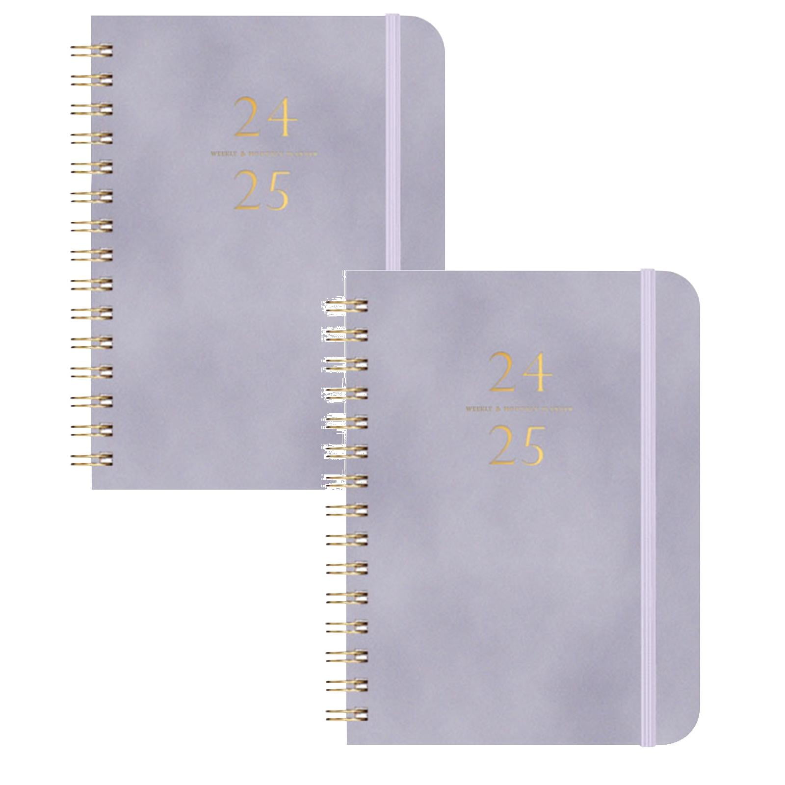 Lystmrge Schedule Planner 2 Pack A5 Notebook 2025 New Calendar Creative