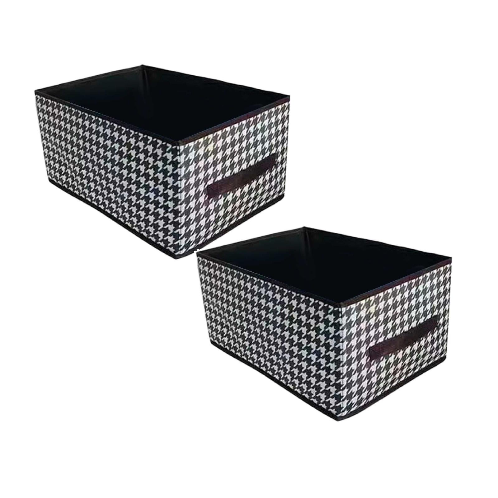 Lystmrge Storage Cubes Organizer 2 Pack Foldable Jeans Organizer For