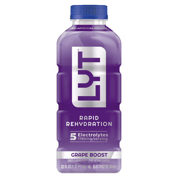 LYT™ Rapid Rehydration Electrolyte Drink Grape Boost, 22 fl oz Bottle