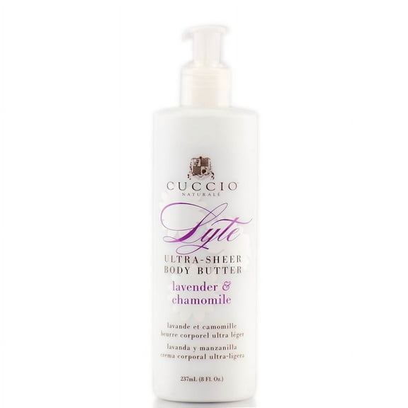 Lyte Ultra-Sheer Body Butter - Lavender and Chamomile by Cuccio for Unisex - 8 oz Body Butter