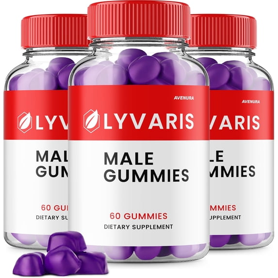 Lyvaris Gummy– Lyvaris Natural Blend Advanced Formula for Active Lifestyle, 3 Pack, 180 Gummies