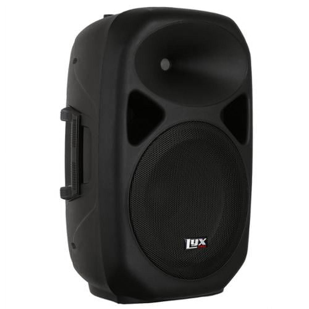 15" Black Portable PA Speaker with Bluetooth and MP3 Input