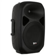 LyxPro 15 Inch PA Speaker Powered Active System with Equalizer, Bluetooth, Many Input Options - Black