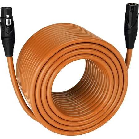 LyxPro 300 ft Balanced XLR Cable, Male to Female, 3 Pin Microphone Cable - Green