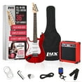 thumbnail image 1 of LyxPro Electric Guitar with 20W Amplifier for Beginners in Red, 1 of 7