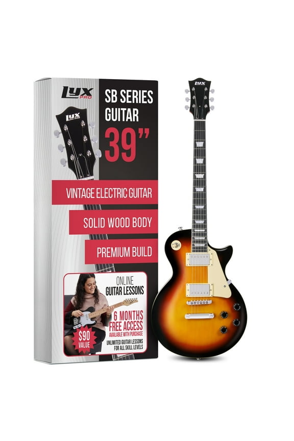 Les Paul Electric Guitar 39-Inch SB Series with Humbucker Tone