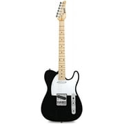 LyxPro 39” Electric Guitar TL Series, Solid Body Guitar W/3-Way Switch & Tone Controls - Black