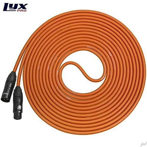 LyxPro 50' Male XLR to Female XLR Cable