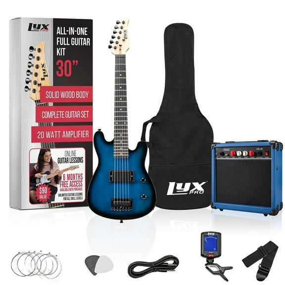 LyxPro Beginner 30" Electric Guitar with Accessories for Kids