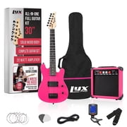 LyxPro 30-inch Pink Electric Guitar for Beginners