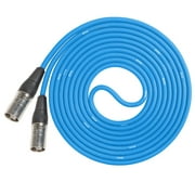LyxPro CAT6 Shielded Ethercon RJ45 Xlr Cable - Male to Male, 50 feet, Blue