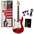 thumbnail image 1 of LyxPro CS 36” Beginner Electric Guitar Kit with Amp Cable, 6 Picks & Learner’s Guide - Red, 1 of 8