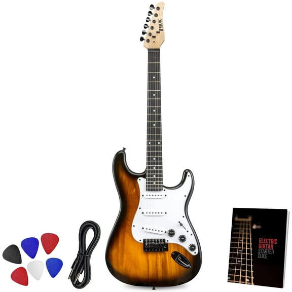 LyxPro CS 39" Beginner Electric Guitar, Sunburst