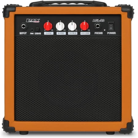 LyxPro 20W Guitar Amplifier with Built-in Speaker & Headphone Jack