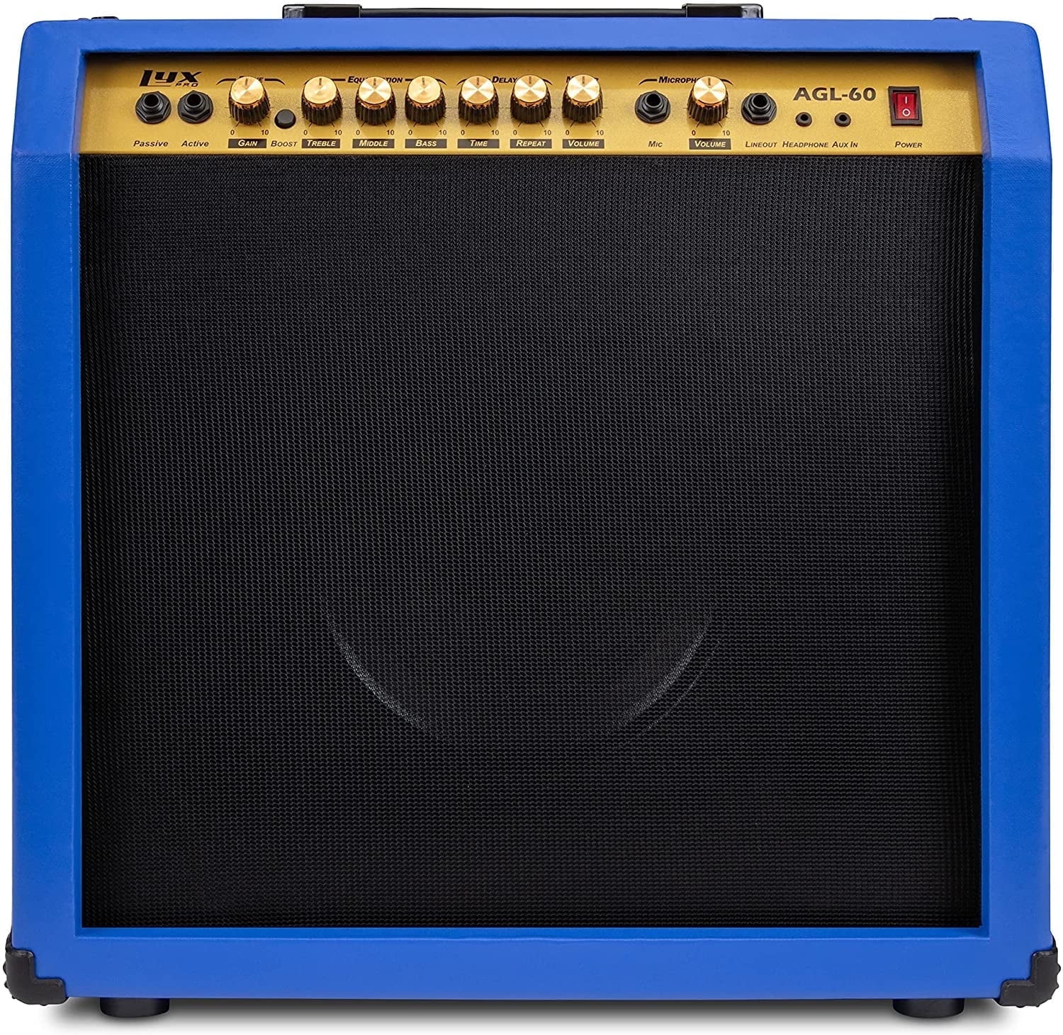 LyxPro 60 Watt Wood Guitar Amp with Built-in Speaker - Walmart.com