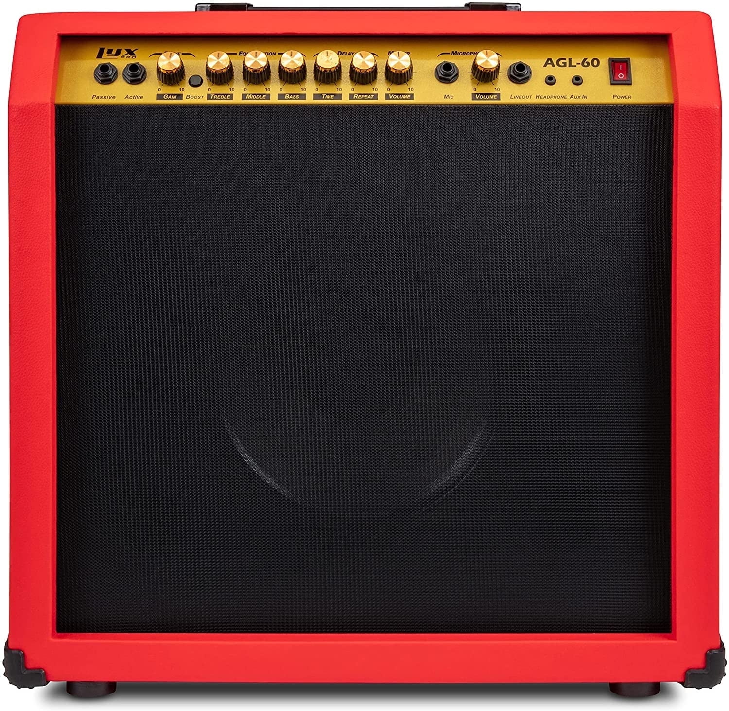 LyxPro 60 Watt Electric Guitar Amplifier with Built-In Speaker