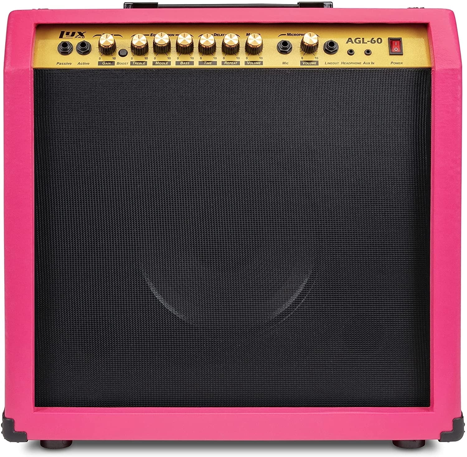 LyxPro 60 Watt Electric Guitar Amplifier with Built-In Speaker
