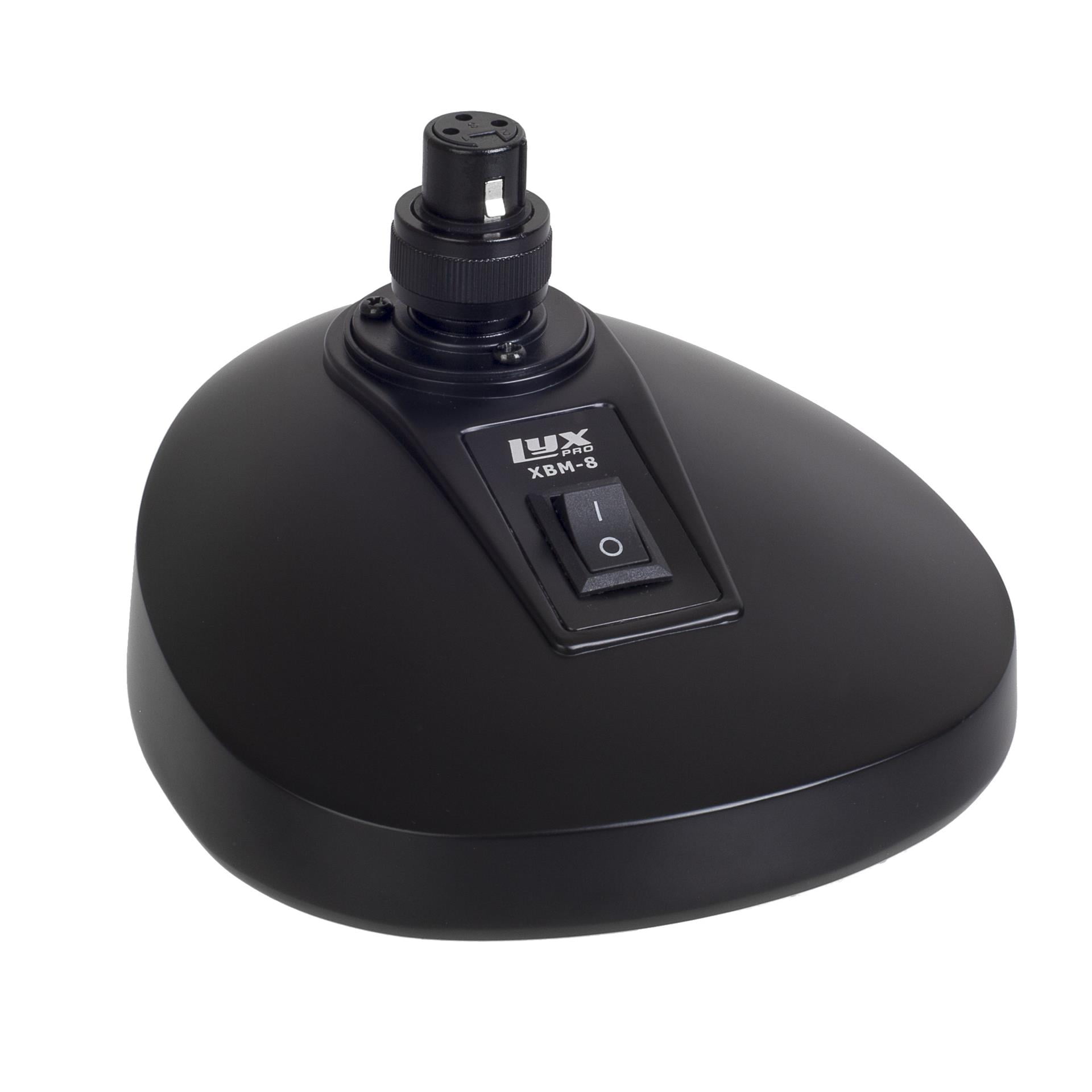 LyxPro Desktop Microphone Stand with Built-in XLR Socket for Podium & Gooseneck Microphones