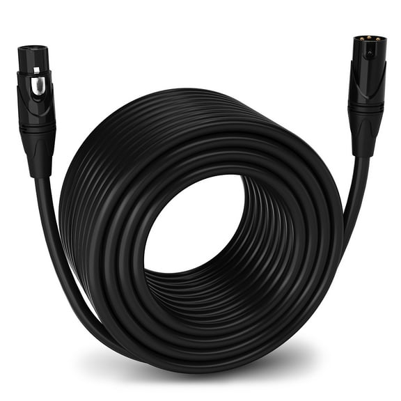 LyxPro Quad Series 250-Foot XLR Cable, 4-Conductor, Male to Female