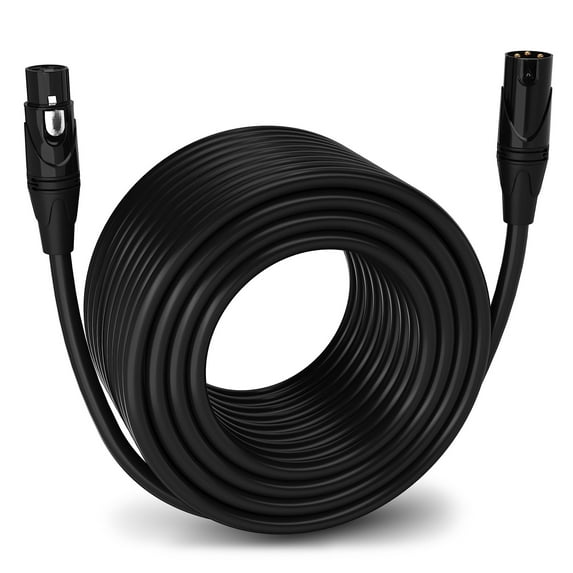 LyxPro Quad Series 250-Foot XLR Cable, 4-Conductor, Male to Female