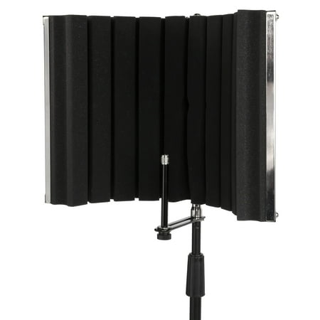 LyxPro VRI-30 Portable Sound Absorbing Vocal Booth Microphone Isolation Shield Panel