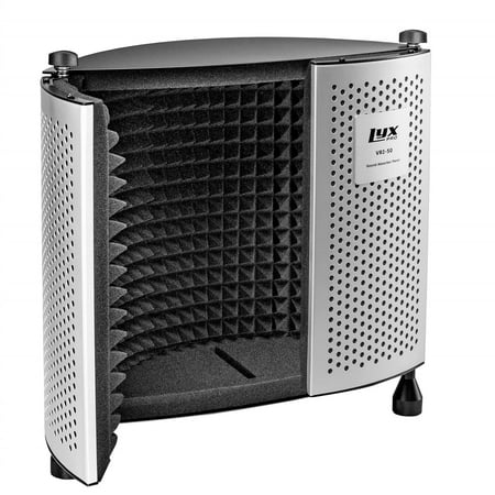 LyxPro VRI-50 Sound Absorbing Acoustic EVA Foam Isolation Portable Microphone Shield, Vocal Recording Panel
