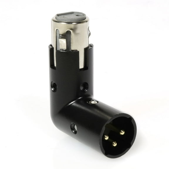 LyxPro Angle Cable Connector Dual Male & Female 4-Angle Adapter
