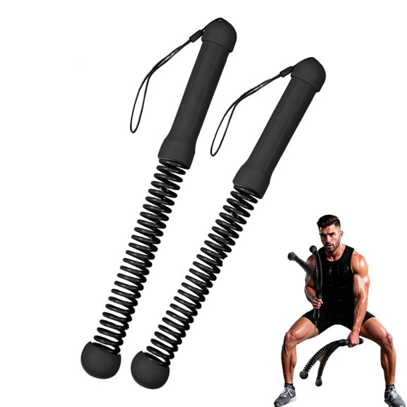 Lyxbone 2nd Gen Ropeless Battle Ropes Portable Cordless Spring Handle HIIT Workout