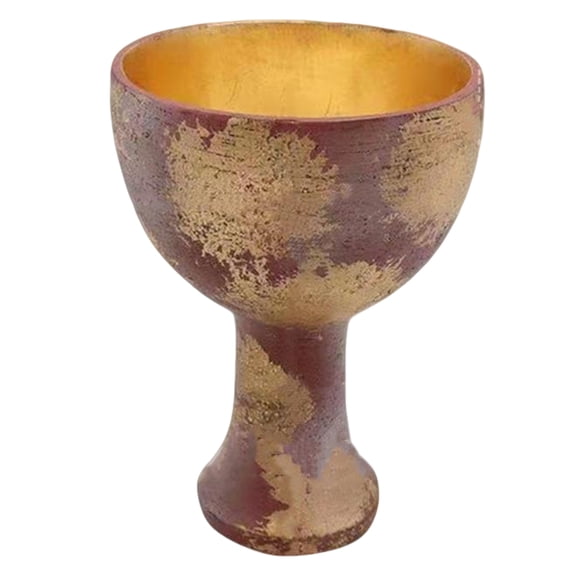 Lyxyreo Indiana Jones Holy Grail Indiana Resin Statue Cup Crafts Collection Props for Room Desk Shelf Decor