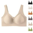 thumbnail image 1 of Jelly Push Up Bras for Women no Underwire Jelly Bra, Wireless Bras for Women - Soft Push up Seamless Camel 40, 1 of 6