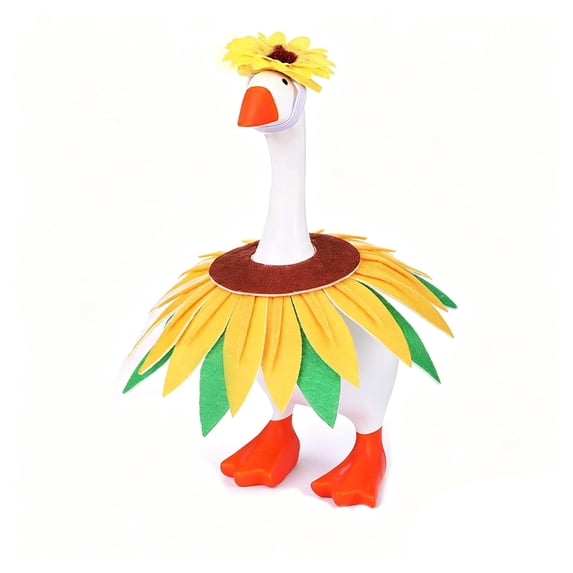 Lzobxe 4th of July Porch Goose Clothes Independence Day Red White Blue Stripe Stars Porch Goose Costume for 250th Anniversary Party, Outdoor Patio, Yard, Lawn
