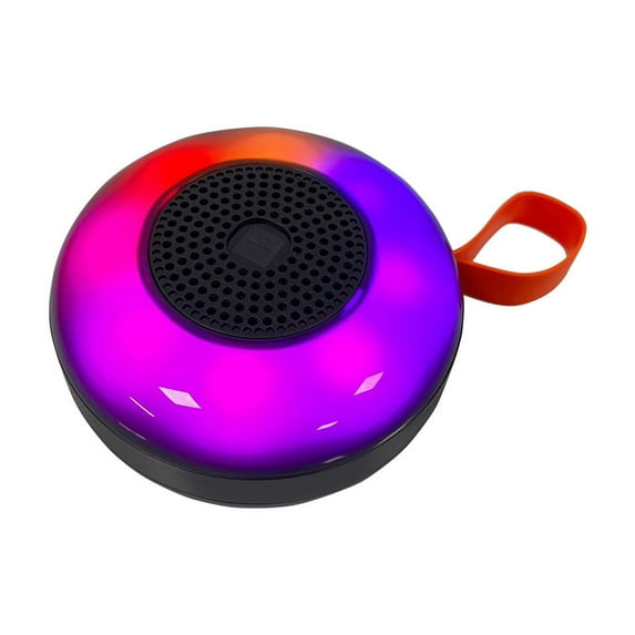 Lzobxe Bluetooth Speaker Enchanting Bluetooth Pendant Speaker Companion for Cycling Hiking with Colorful Lights Card Slot and Wireless Functionality Ideal Backpack Accessory