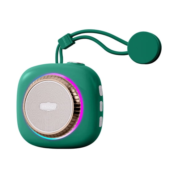 Lzobxe Bluetooth Speakers Wireless Bluetooth 5.3 Wireless Audio Mini Camera Design LED Ambient Light Suction Cup Adsorption Surround Sound Quality Bluetooth Audio