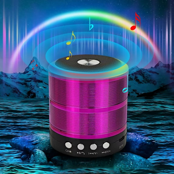 Lzobxe Bluetooth Speakers Wireless Colorful Wireless Car Portable Payment High-power Outdoor Subwoofer Sound System