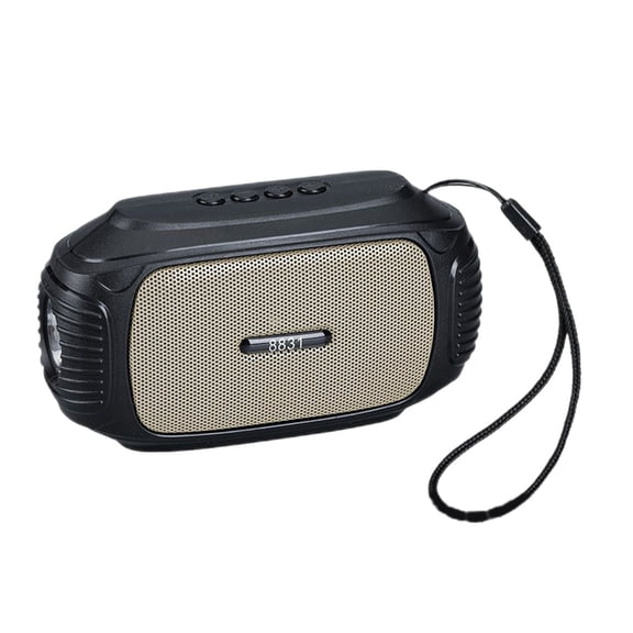 Lzobxe Bluetooth Speakers Wireless Enhance Your Adventures with The Versatile Portable Equipped with Bike Mount Flashlight Wireless Connectivity Card Slot and Backpack Pendant