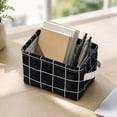 thumbnail image 1 of Lzobxe Cube Storage Organizer, Foldable Open-Top Basket Storage Bags, Fabric Boxes Optional Handles for Nightstands and Vanity Tables Bottles, 1 of 6