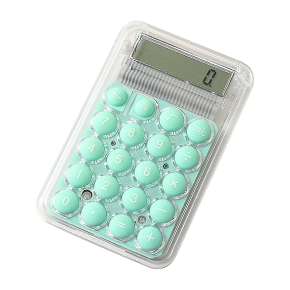 Lzobxe Desk Calculator with Big Buttons, LCD Display, Pack Pocket Size Basic Calculator for Desktop, Home and Office, Mini Standard Function Calculators