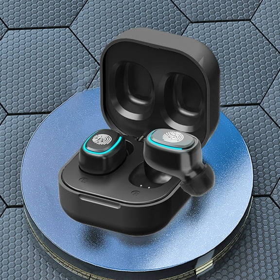 Lzobxe Earbuds Wireless Bluetooth 5.0 Bluetooth Mini Wireless Bluetooth Headset, Binaural HD Call, Low Power Consumption, Intelligent Noise Reduction, Power Indicator