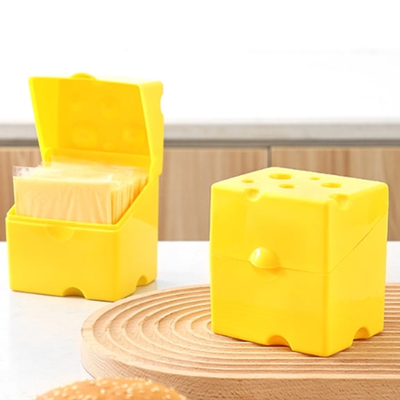 Lzobxe Formula Container to Go, Flip-Top Sliced Cheese Storage Container, Portable Compact Storage Box for Lunches, Dinner, Snacks, Travel, Picnics