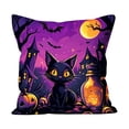 thumbnail image 1 of Lzobxe Halloween Pillow Covers, Wrinkle and Fade Resistant Throw Pillow Cases, Soft Fall Decorative Cushion Covers for Bedroom, Living Room, Sofa, 1 of 6